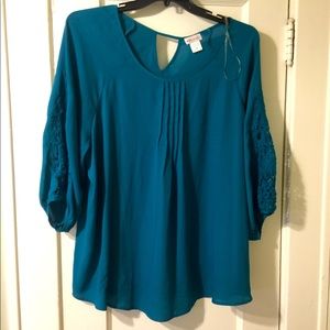 Wet Seal crocheted blouse 2x
